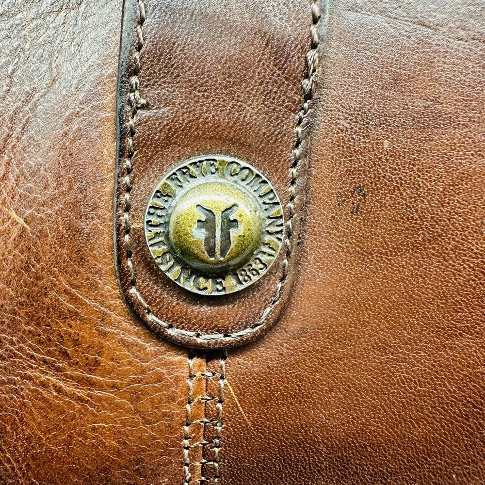 Vintage Frye Melissa Button Cognac Tall Riding Boots size  7 - Picture 11 of 11